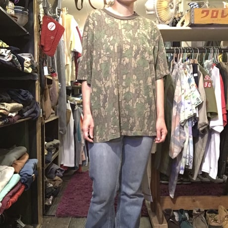 [USED] TREBARK迷彩柄 ポケットTee