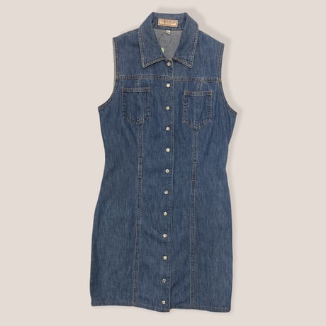 [USED] "GUESS JEANS" DENIM ONE-PIECE💙
