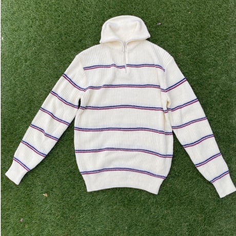 [USED] HALF ZIP ニット