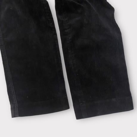 [USED] BLACK 太畝コーデュロイPANTS