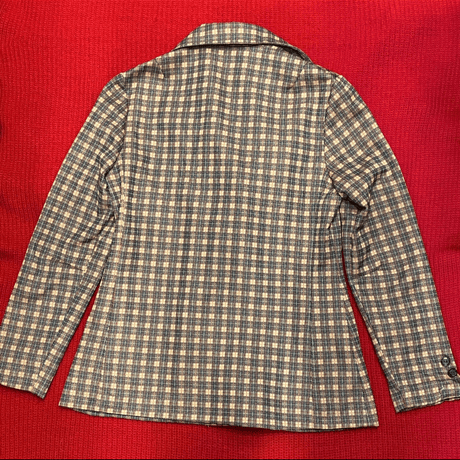 [USED]  70's チェック テーラードJKT