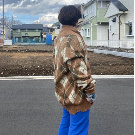 [USED] vintage ニットカーディガン