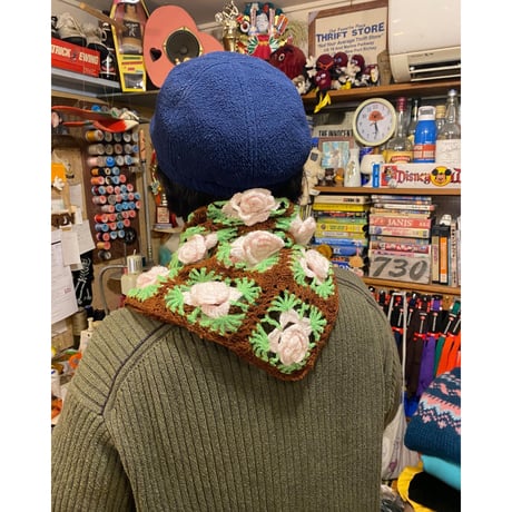 [USED]   鍵編みニット mini サイズ / 50cm × 50cm