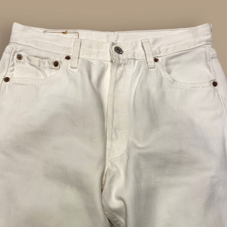 [USED] Levi's 501 WHITE🤍made in POLAND