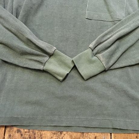 [USED] ポロシャツ素材のLONG Tee