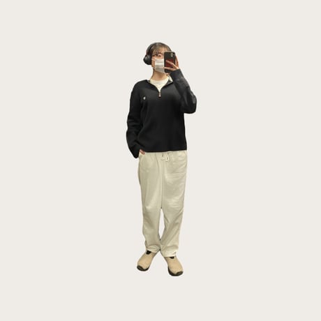 [USED] "Timberland" HALF ZIP  KNIT