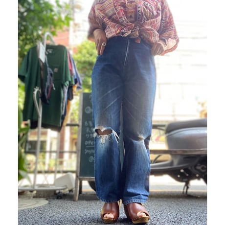 [USED] Levis w519ダメージデニム