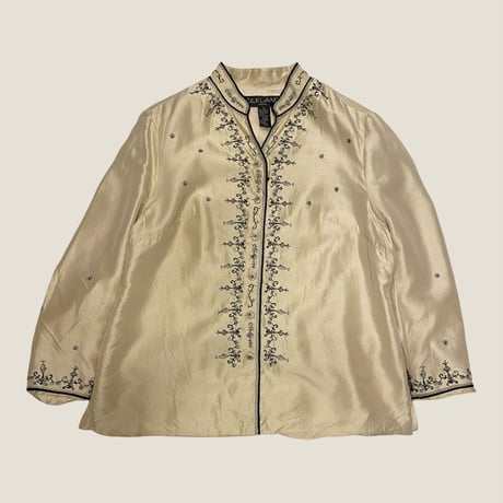 [USED] SILK CHINA JACKET🌼