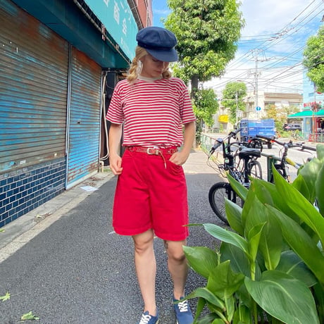 [USED] COTTON SHORTS あか