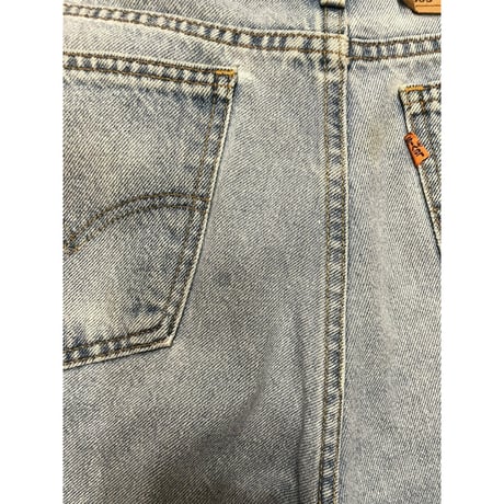 [USED]levies 505 Orange tab ハーフPANTS