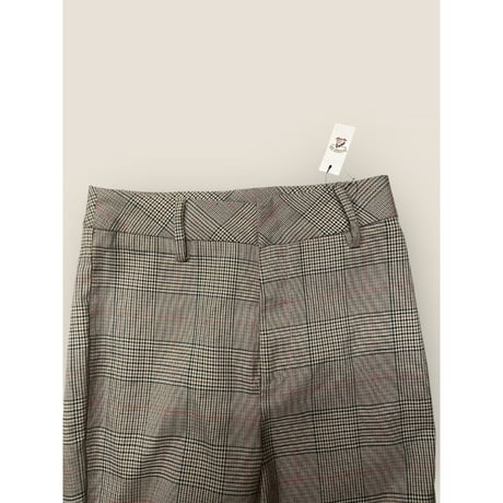 [USED] ストレッチ 千鳥柄 フレアPANTS