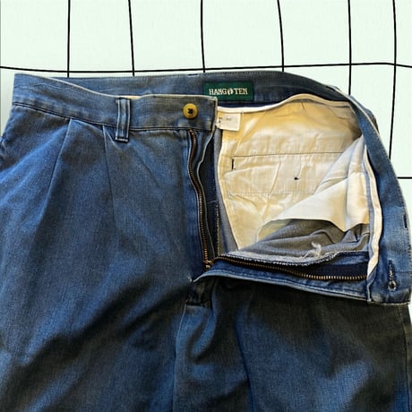 [USED] HANGTEN👣タック DENIM パンツ