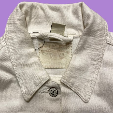 [USED] Levis Ladys WHIGHT DENIM JACKET