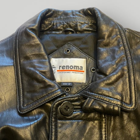 [USED] renoma REAL leather CAR COAT