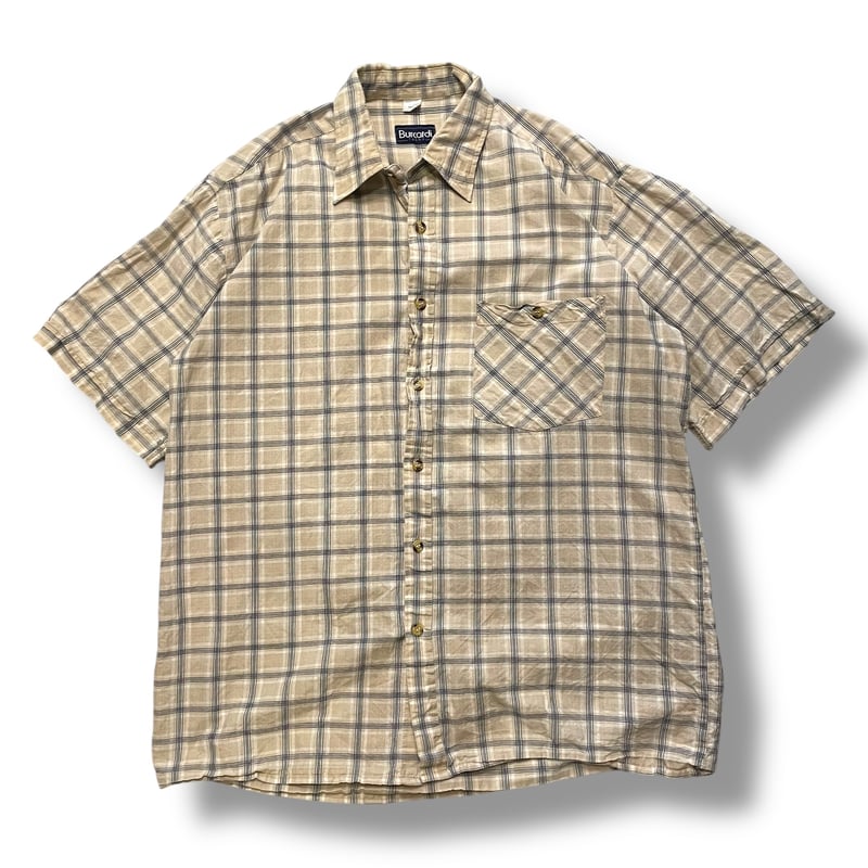 USED] BURCARDI COTTON チェックシャツ | garden730