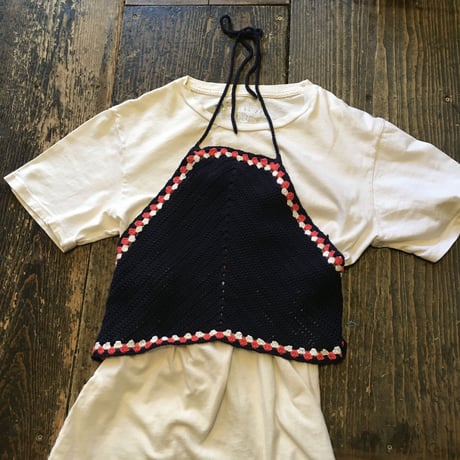 [USED] かぎ編みホルターネックTOPS