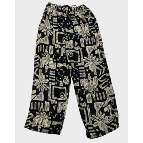 [USED] 総柄 レーヨンパンツ