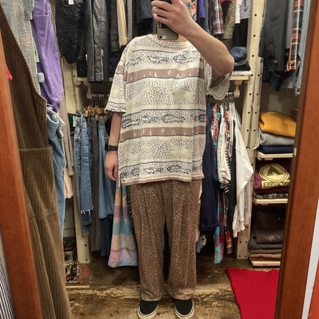 [USED] 地層柄 BORDER tee