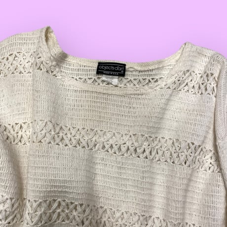 [USED]クロシェットトップス🤍