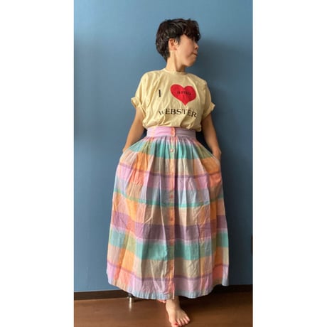 [USED] マドラスCHECK スカート