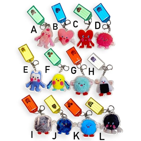 [BENICOTOY] ACRYLIC モフモフ キーホルダー