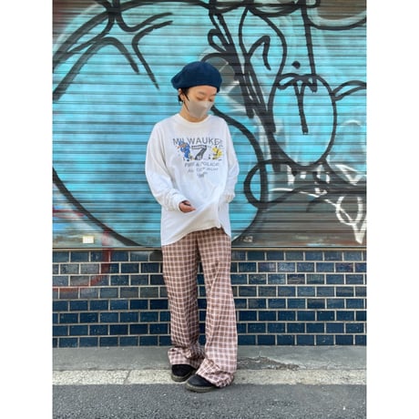 [USED] 70's POLY PANTS