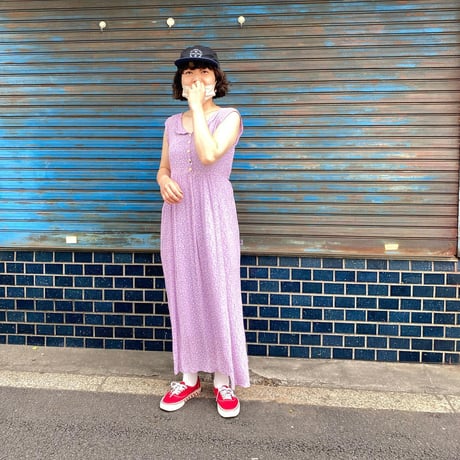 [USED] vintage INDIA RAYON ワンピース