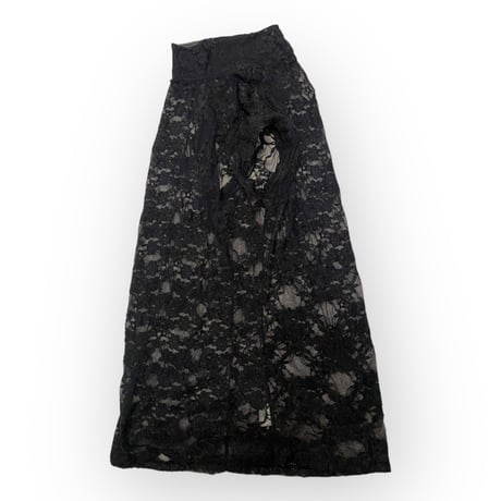 [USED] Black lace ハイネックTOPS