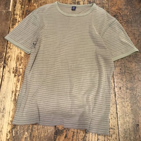 [USED]  02's GAP　リブボーダーTee