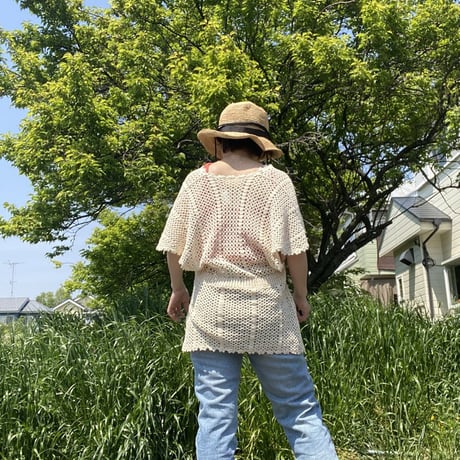 [USED] cottonニットカーディガン