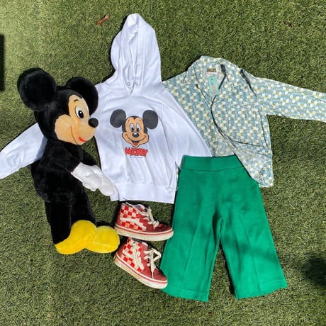[USED] KIDS♡ vintage MICKEY Tee PARKA
