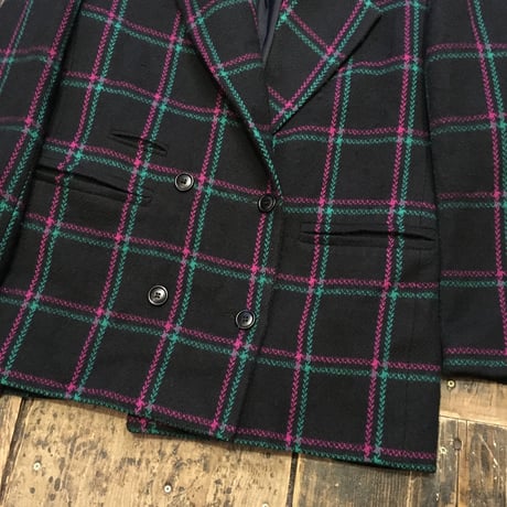 [USED] WOOL100% Wボタンジャケット