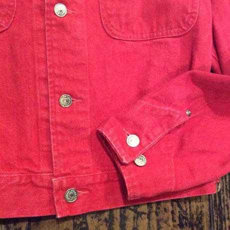 [USED] 90's  Ralph Lauren DENIM JKT RED!!!!