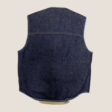 [USED] Sears "ROEBUCKS" ボアデニムVEST♡