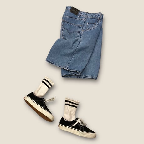 [USED]"SILVER TAB"  DENIM SHORTS（w31）
