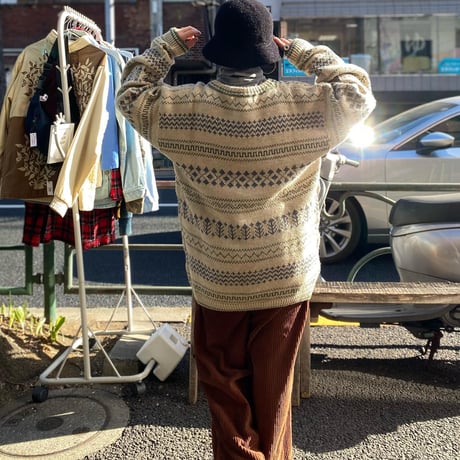 [USED] "L.L.Bean" LINEN&WOOLのニット
