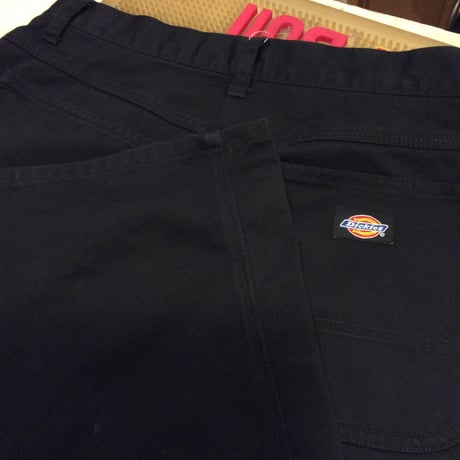 [USED]Dickies ブラックWORKパンツ