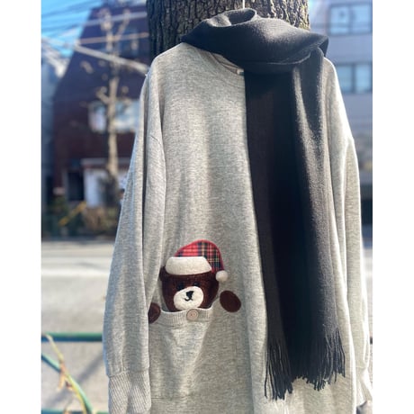 [USED] ひょっこりクマさん SWEATワンピース