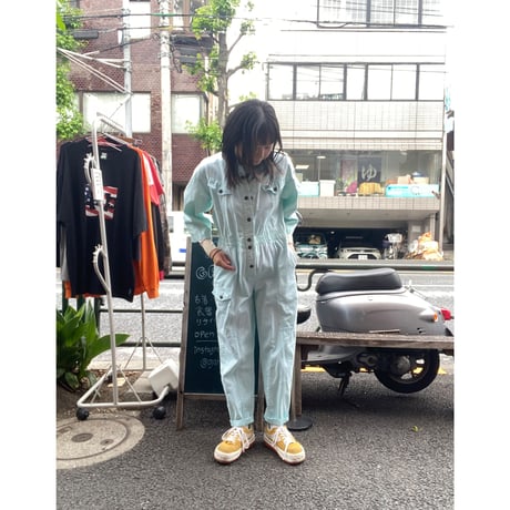 [USED]かわいい♡水色ツナギ
