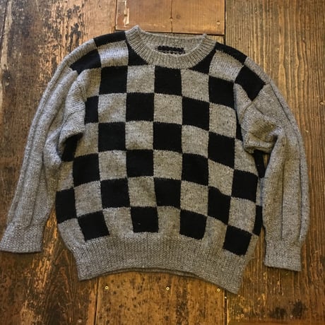 [USED] かわいい！チェッカーニット
