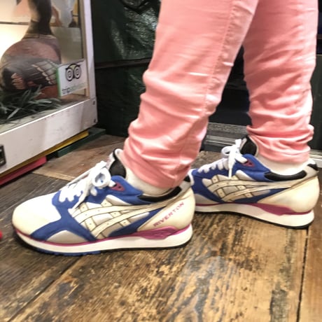 [DEADSTOCK] OLD assics  RANNING SHOES  24.5cm