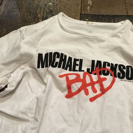 [USED] マイケルジャクソン BAD tee
