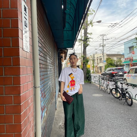 [USED] Green 光沢 イージー pants