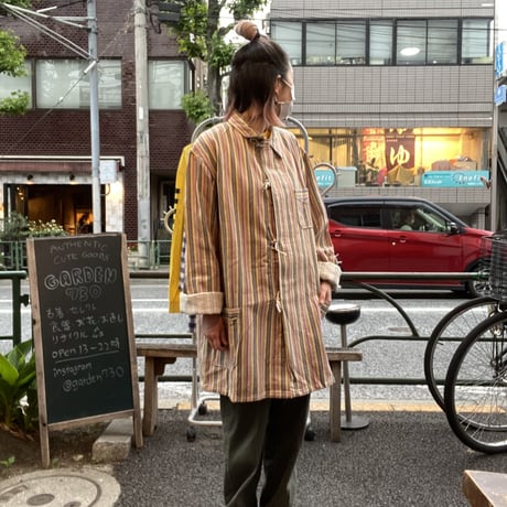 [DEADSTOCK]Stripe Sleeping SHIRTS