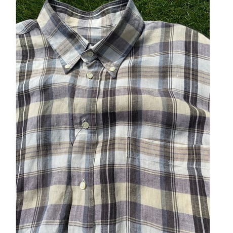 [USED] BIG size チェックSHIRTS  ！