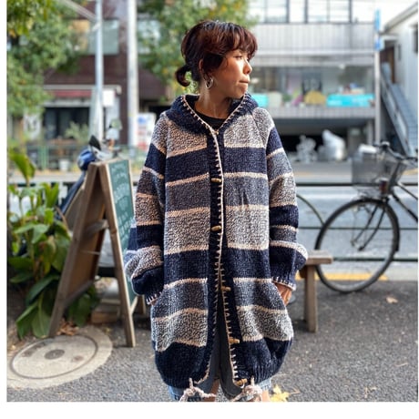 [USED] LONG ニット PARKA