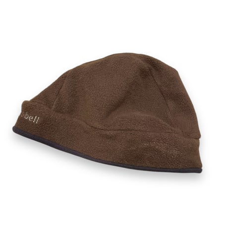 [USED] "mont-bell" ブラウンフリースCAP