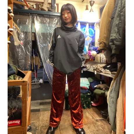 [USED] ベロア イージーパンツORANGE