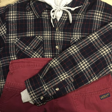[USED] 裏地つき！肉厚WOOL シャツ