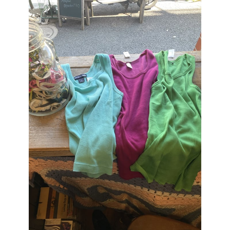 USED] GREEN リブ タンクトップ | garden730
